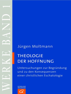cover image of Jürgen Moltmann Werke--Sonderausgabe